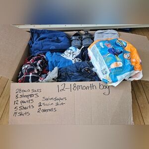 Baby Boy Clothing Bundle Box with Shoes